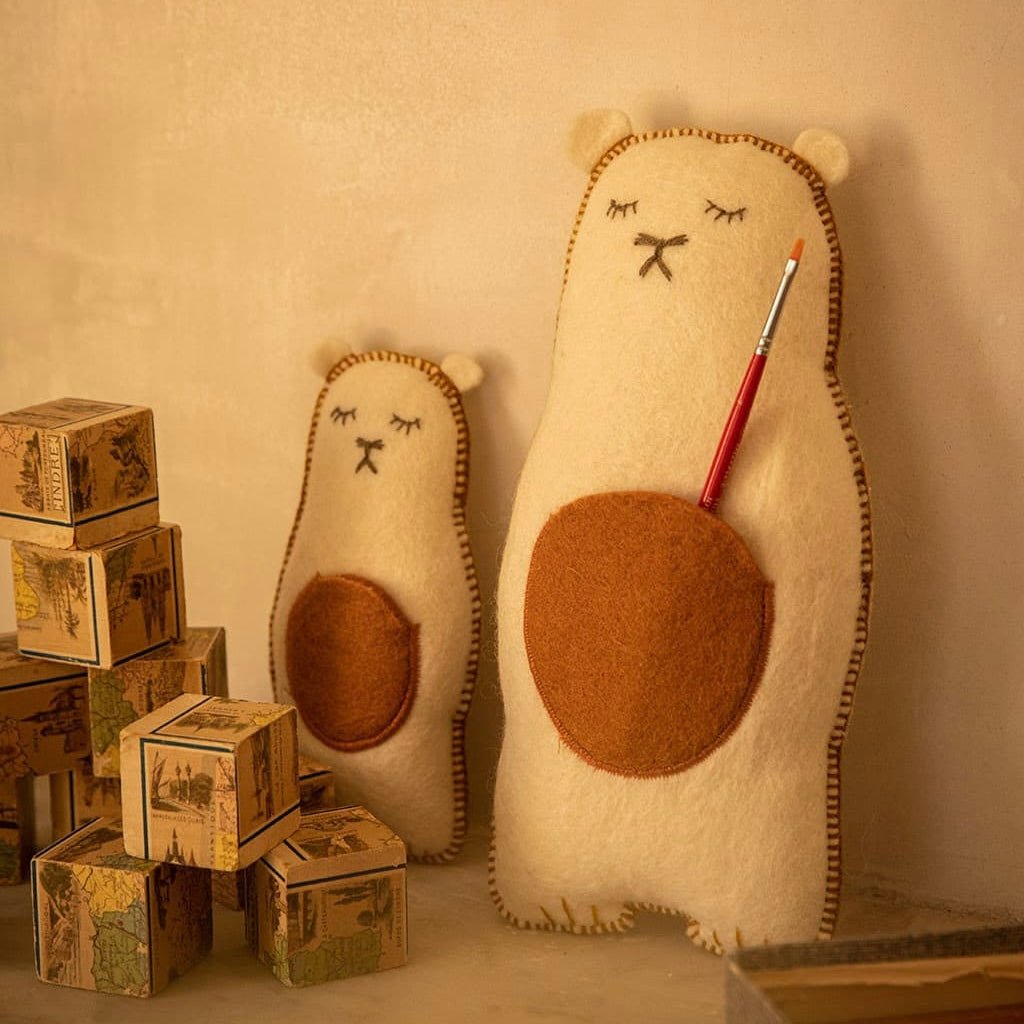 Muskhane - Grizzly Pasu Cushion - The Flower Crate