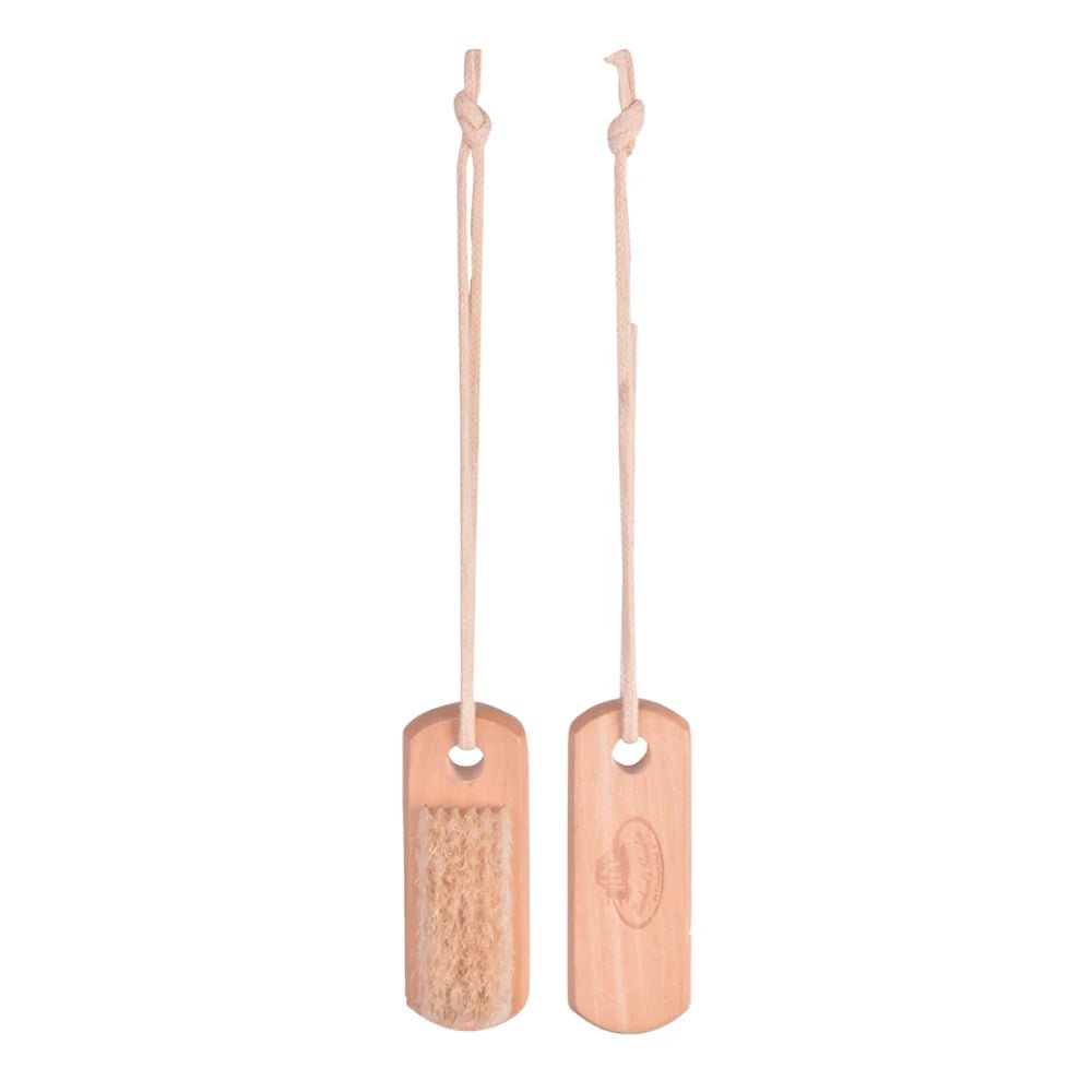 Nail Brush on rope - The Flower Crate