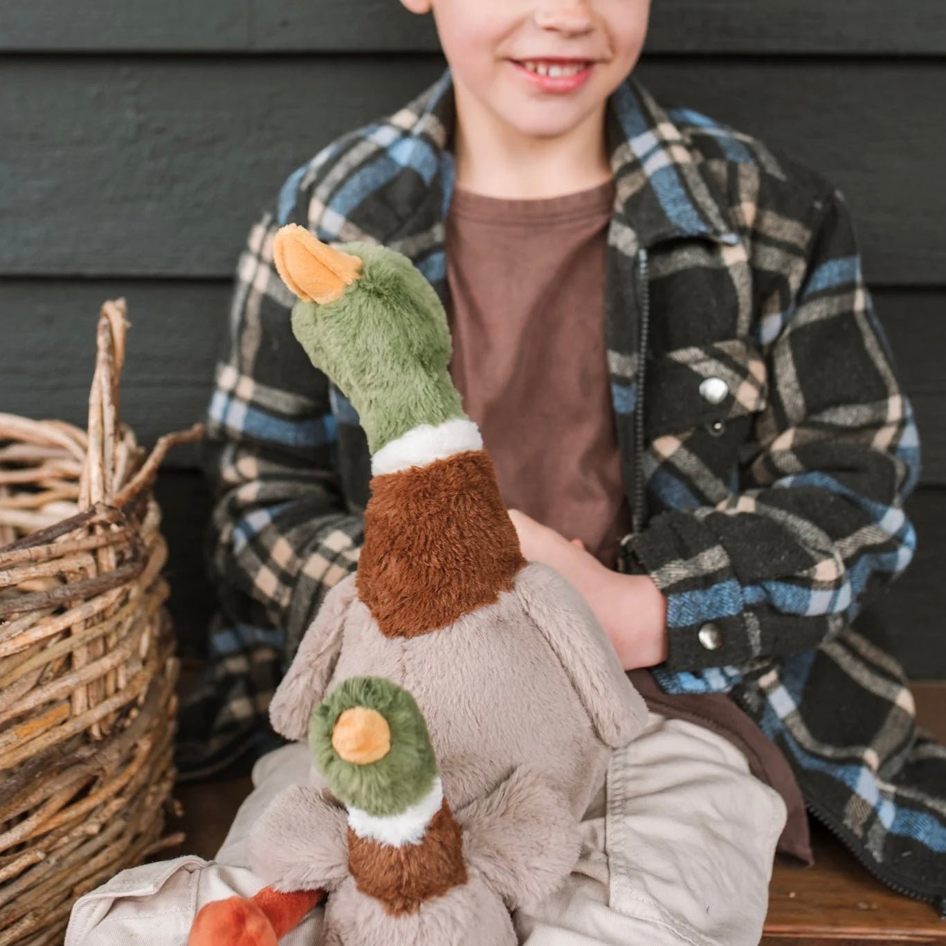 Nana Huchy - Mini Hugo the Mallard Duck Rattle - The Flower Crate
