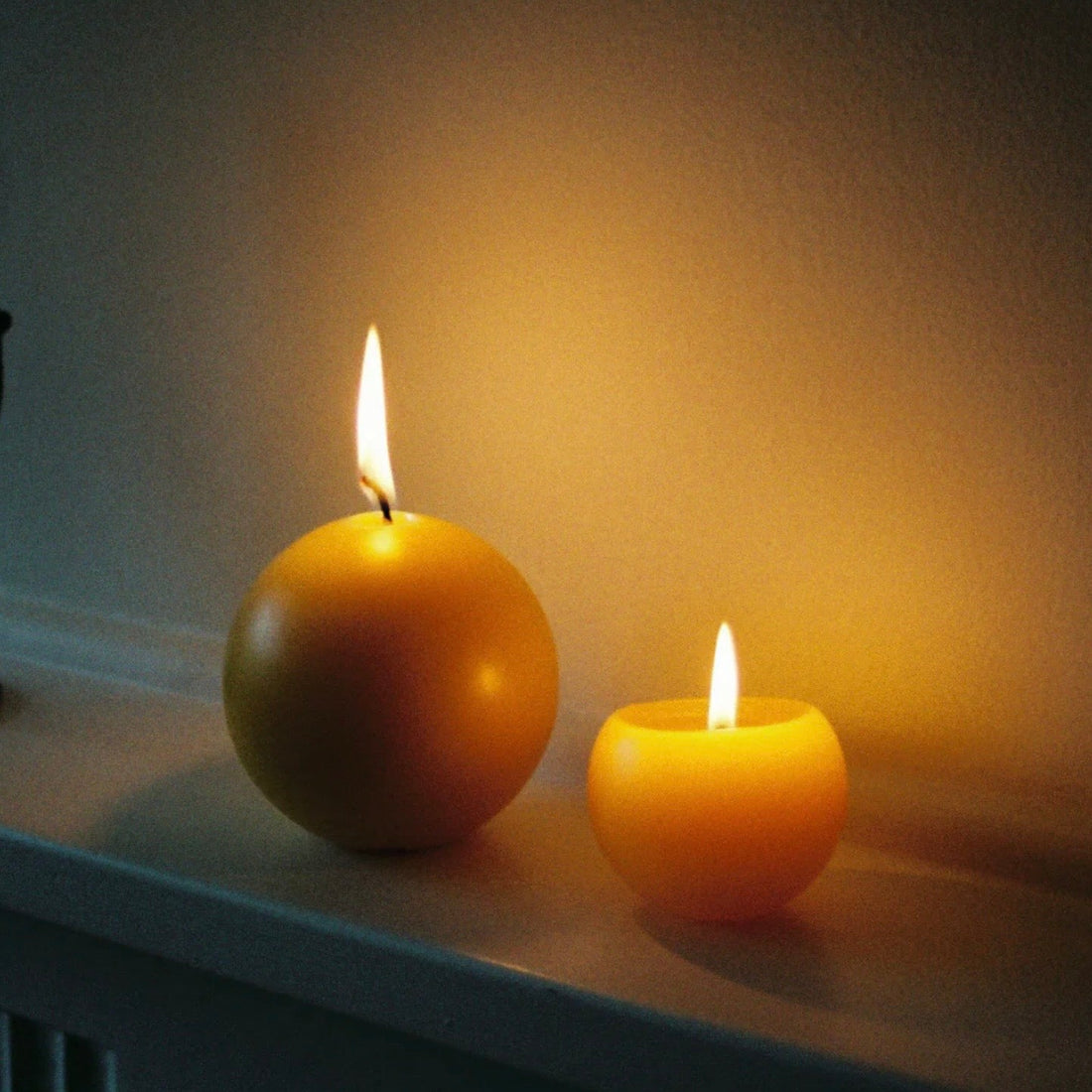 National Candles - Beeswax Orb - The Flower Crate