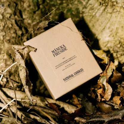National Candles - Mānuka Fireside Candle - The Flower Crate