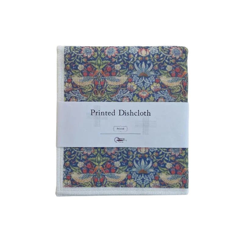 Nawrap Dish Cloth - William Morris, Strawberry Thief - The Flower Crate