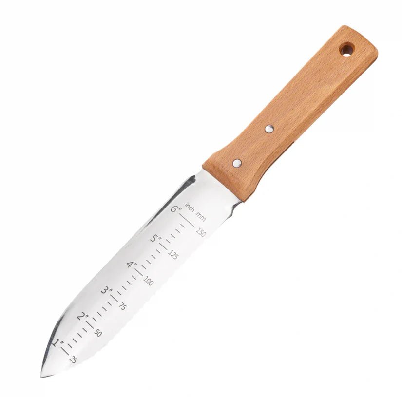 Nisaku - Hori Hori Weeding Knife with Tough Sheath - The Flower Crate