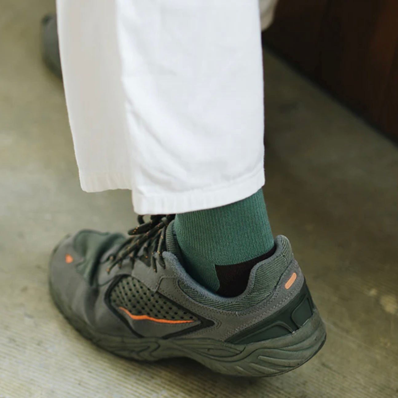 Nishiguchi Kutsushita - Cotton Cashmere Sampo Socks - The Flower Crate