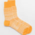 Nishiguchi Kutsushita - Oslo Lantern Orange Wool Socks - The Flower Crate