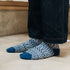 Nishiguchi Kutsushita - Oslo Wool Jacquard Socks, Seagull - The Flower Crate