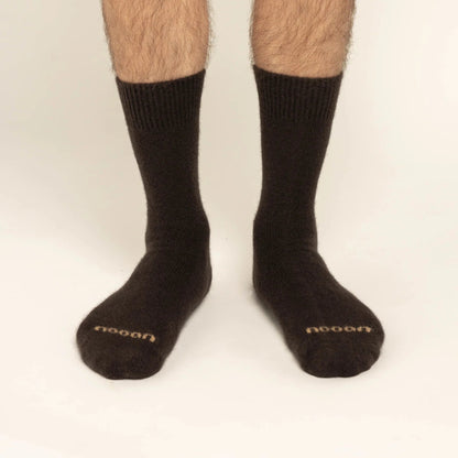 Nooan Socks - Piha, Seal Brown - The Flower Crate
