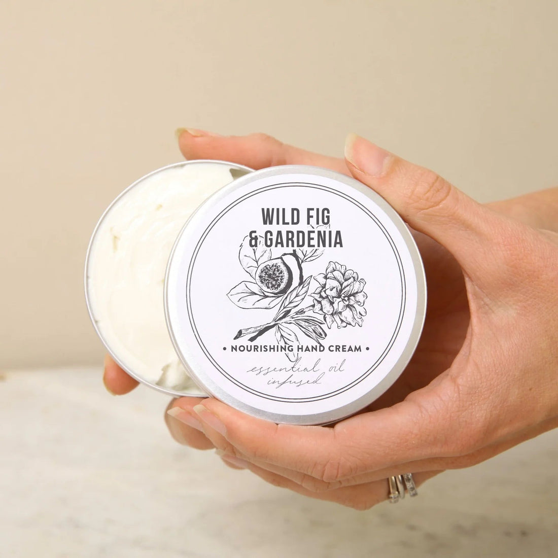 Norfolk Natural Living - Wild Fig &amp; Gardenia Hand Cream - The Flower Crate