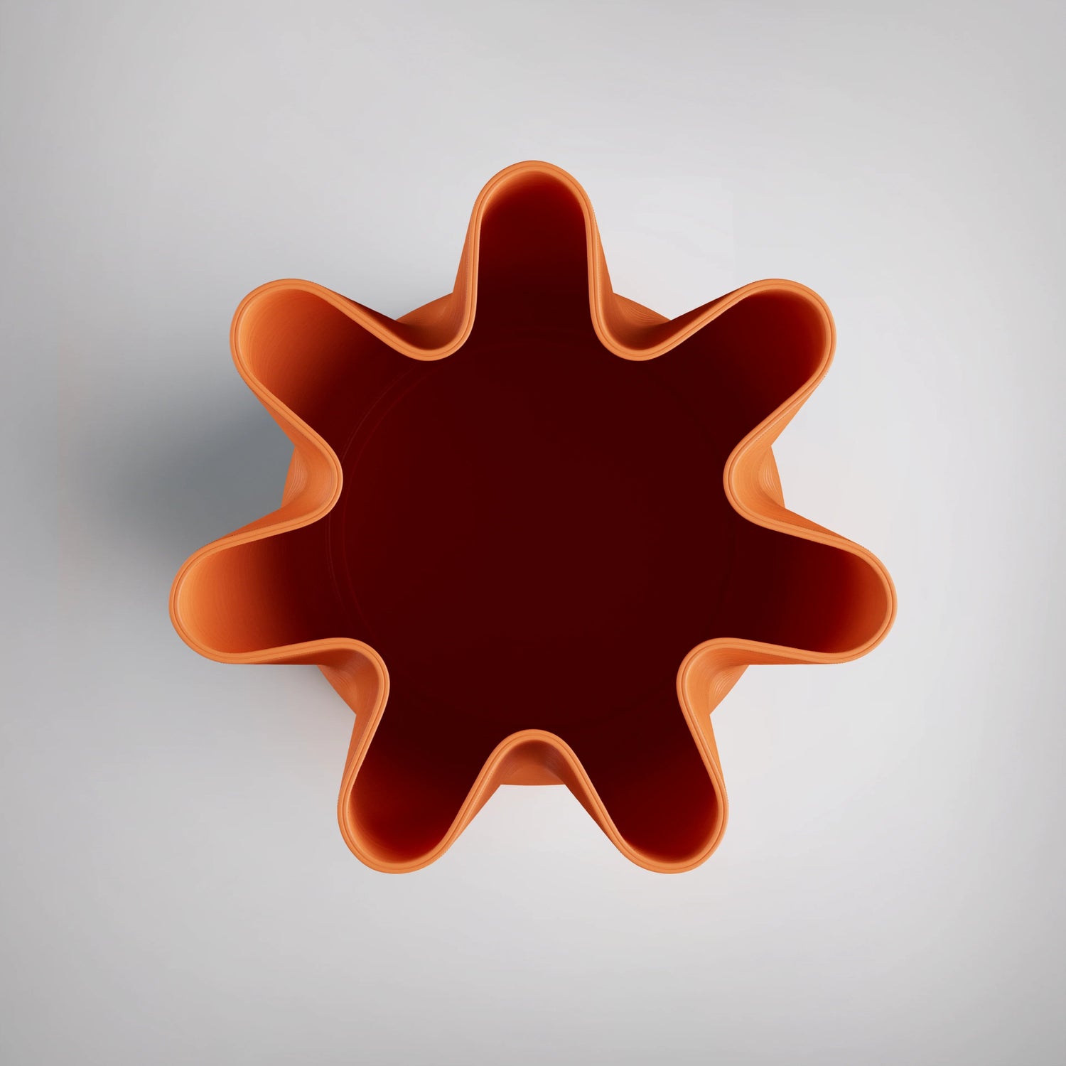 Ooak - Kina 7 Walking Stick Holder, Tangerine - The Flower Crate