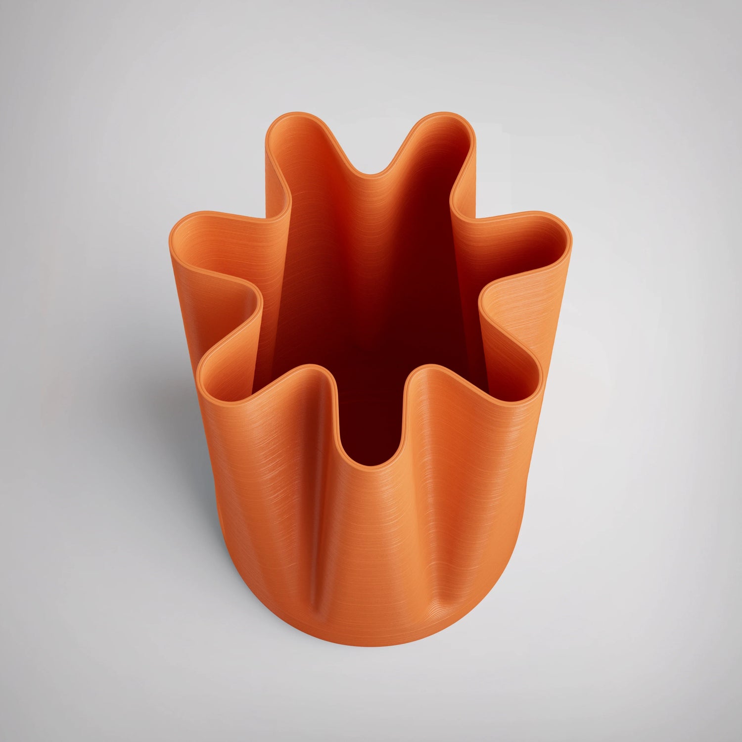 Ooak - Kina 7 Walking Stick Holder, Tangerine - The Flower Crate