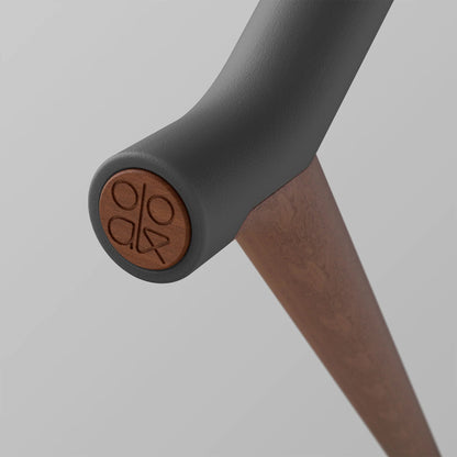 Ooak - Uno Walking Stick, Graphite &amp; Walnut - The Flower Crate