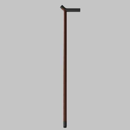 Ooak - Uno Walking Stick, Graphite &amp; Walnut - The Flower Crate