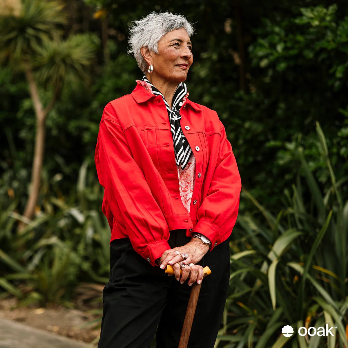 Ooak - Uno Walking Stick, Kōwhai &amp; Walnut - The Flower Crate