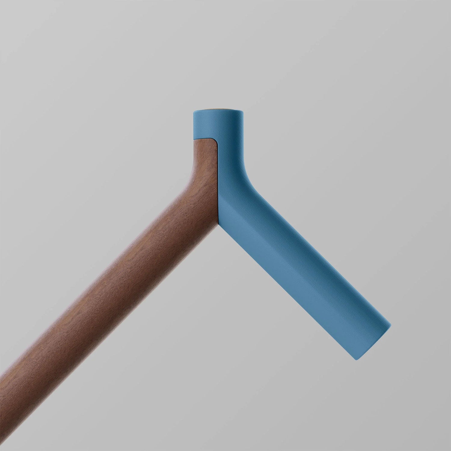 Ooak - Uno Walking Stick, Pacific &amp; Walnut - The Flower Crate