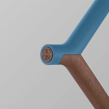 Ooak - Uno Walking Stick, Pacific &amp; Walnut - The Flower Crate