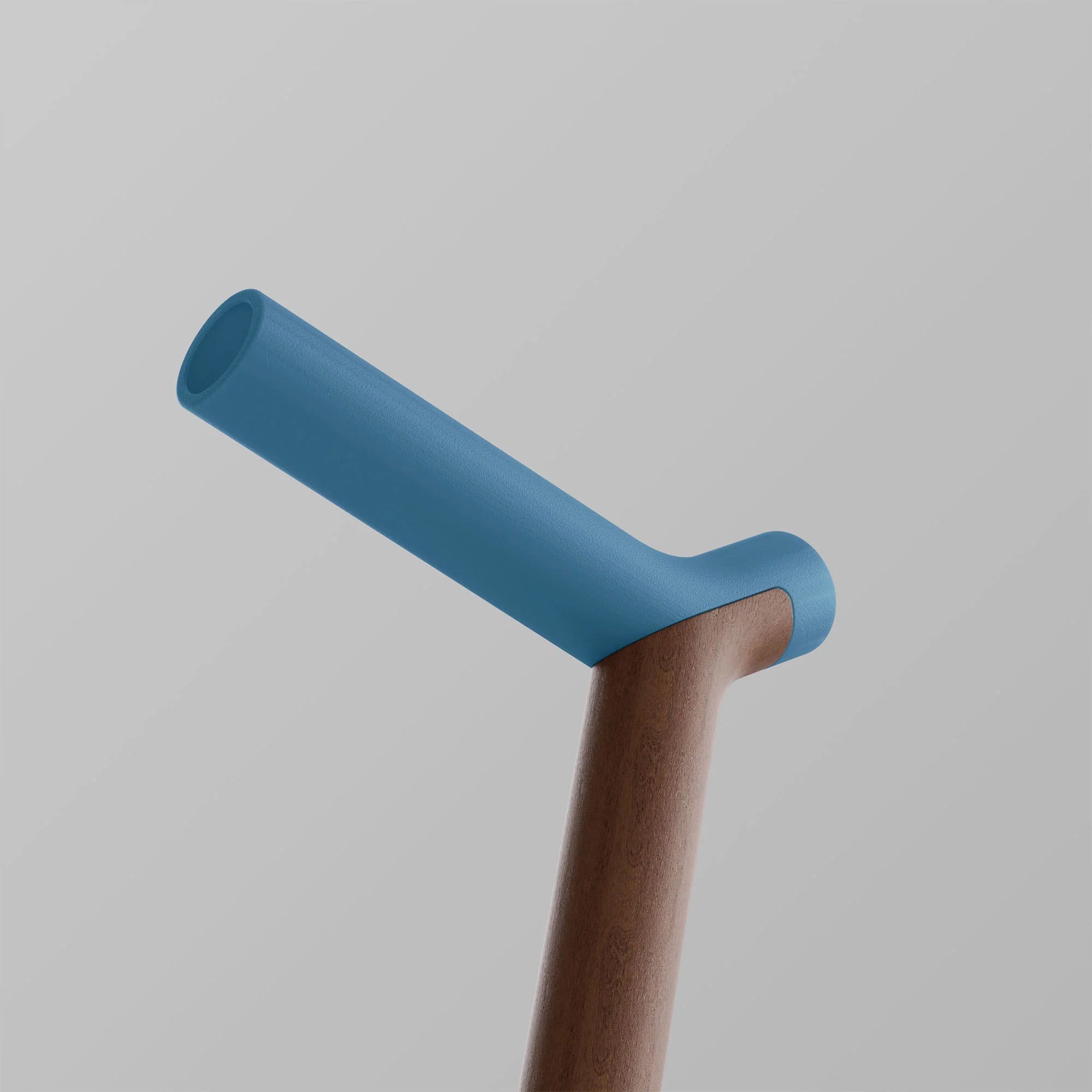 Ooak - Uno Walking Stick, Pacific &amp; Walnut - The Flower Crate