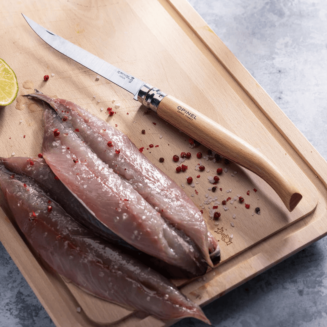 Opinel - No 15 Effilé Filleting Folding Knife - The Flower Crate