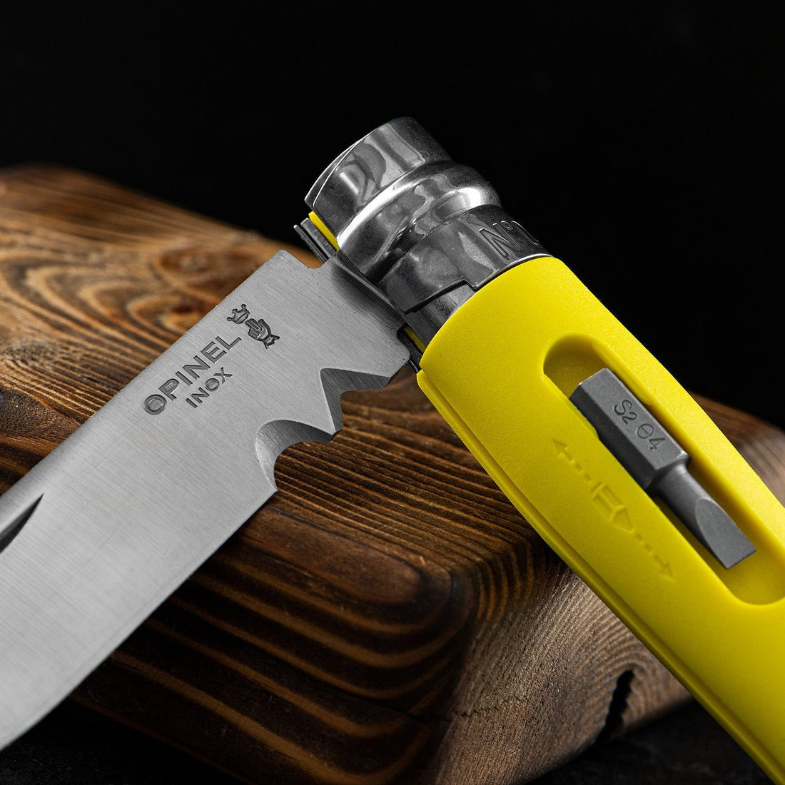 Opinel - Outdoor No.9 DIY, Yellow - The Flower Crate