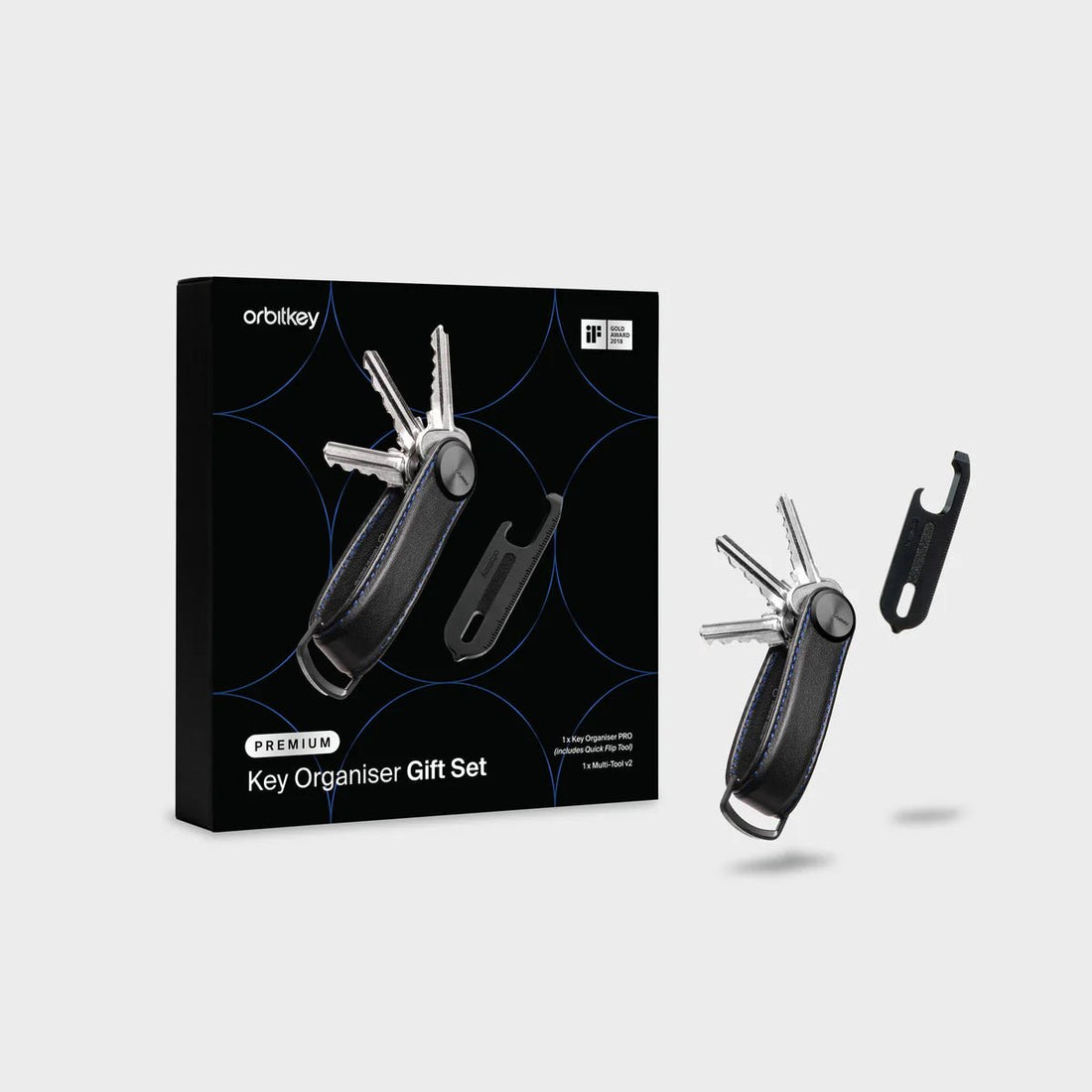 Orbitkey - Key Organiser Pro + Multi-Tool v2 Set - The Flower Crate