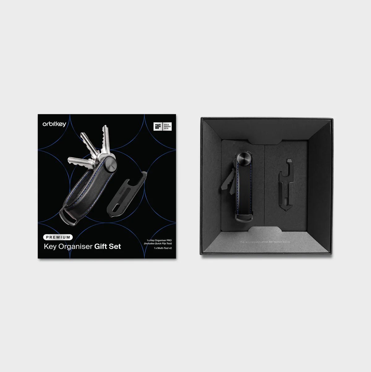 Orbitkey - Key Organiser Pro + Multi-Tool v2 Set - The Flower Crate