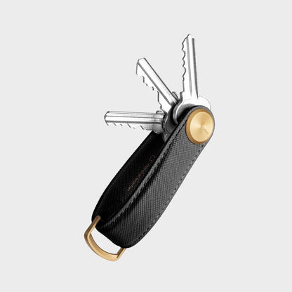 Orbitkey - Key Organiser Pro, Saffiano Leather - The Flower Crate