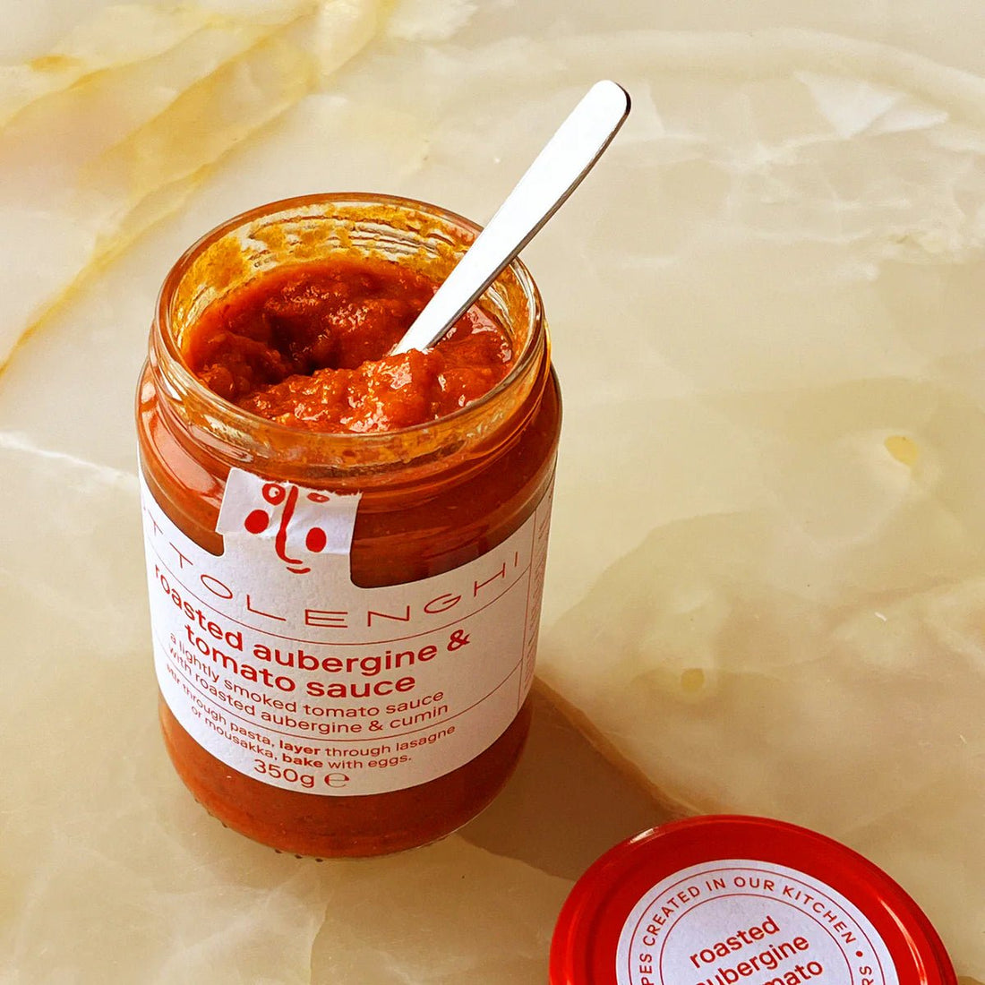 Ottolenghi - Roasted Aubergine and Tomato Sauce - The Flower Crate