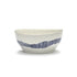 Ottolenghi - White with Blue Stripes Feast Bowl - The Flower Crate