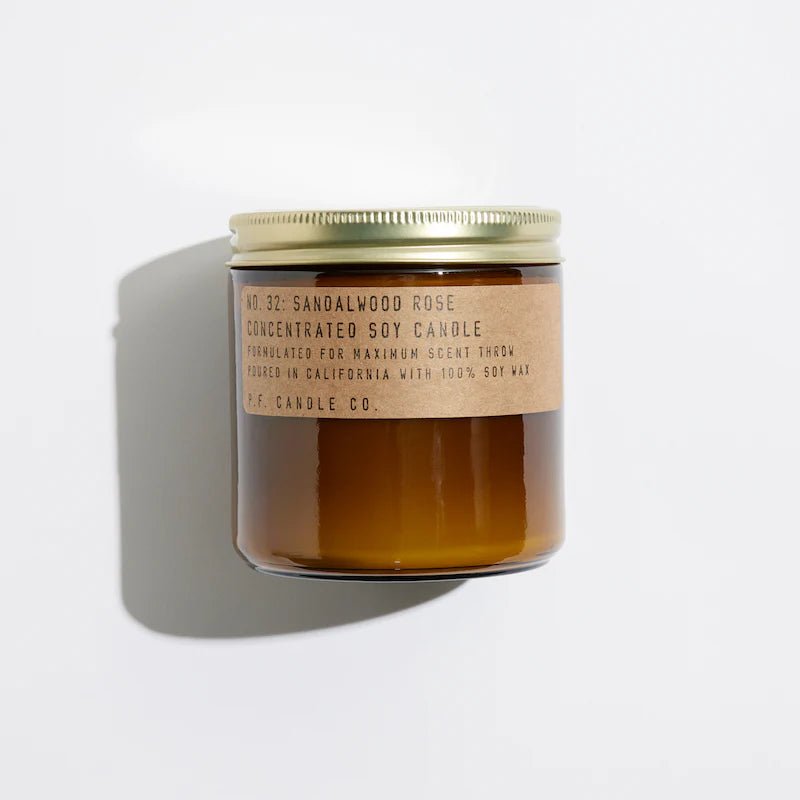 P.F Candle Co - Large Sandlewood Rose - The Flower Crate