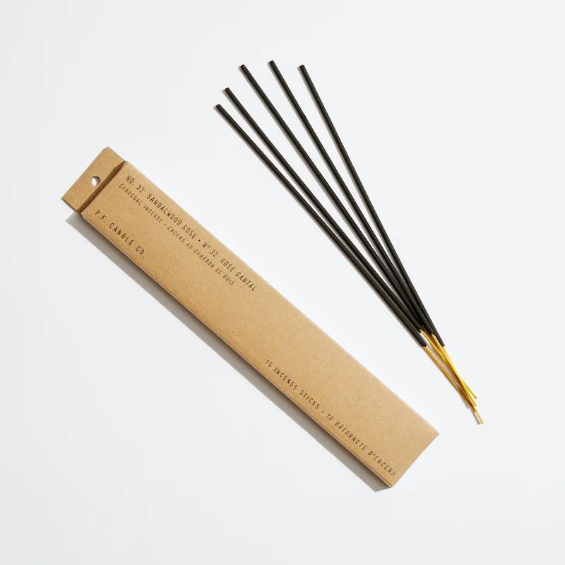 P.F Candle Co - Sandalwood Rose Incense - The Flower Crate