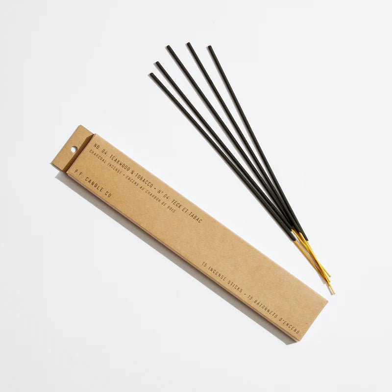 P.F Candle Co - Teakwood &amp; Tobacco Incense - The Flower Crate