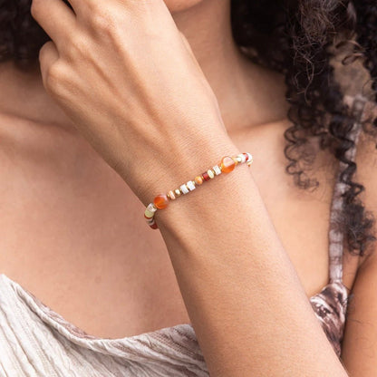 Pig &amp; Hen - Atrani Brontide Mosaic Bracelet - The Flower Crate