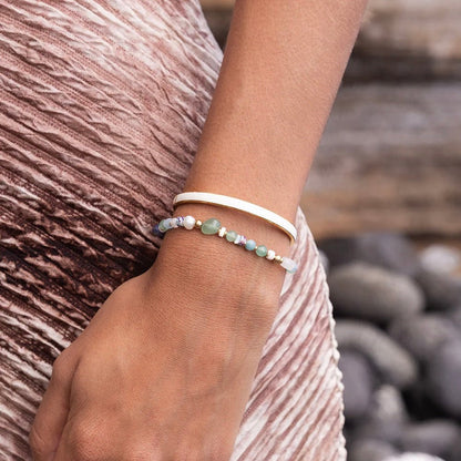 Pig &amp; Hen - Tellaro Brontide Mosaic Bracelet - The Flower Crate