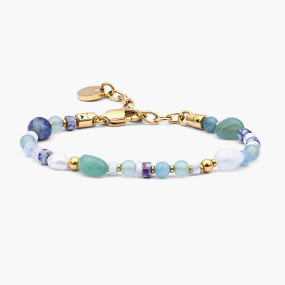 Pig &amp; Hen - Tellaro Brontide Mosaic Bracelet - The Flower Crate