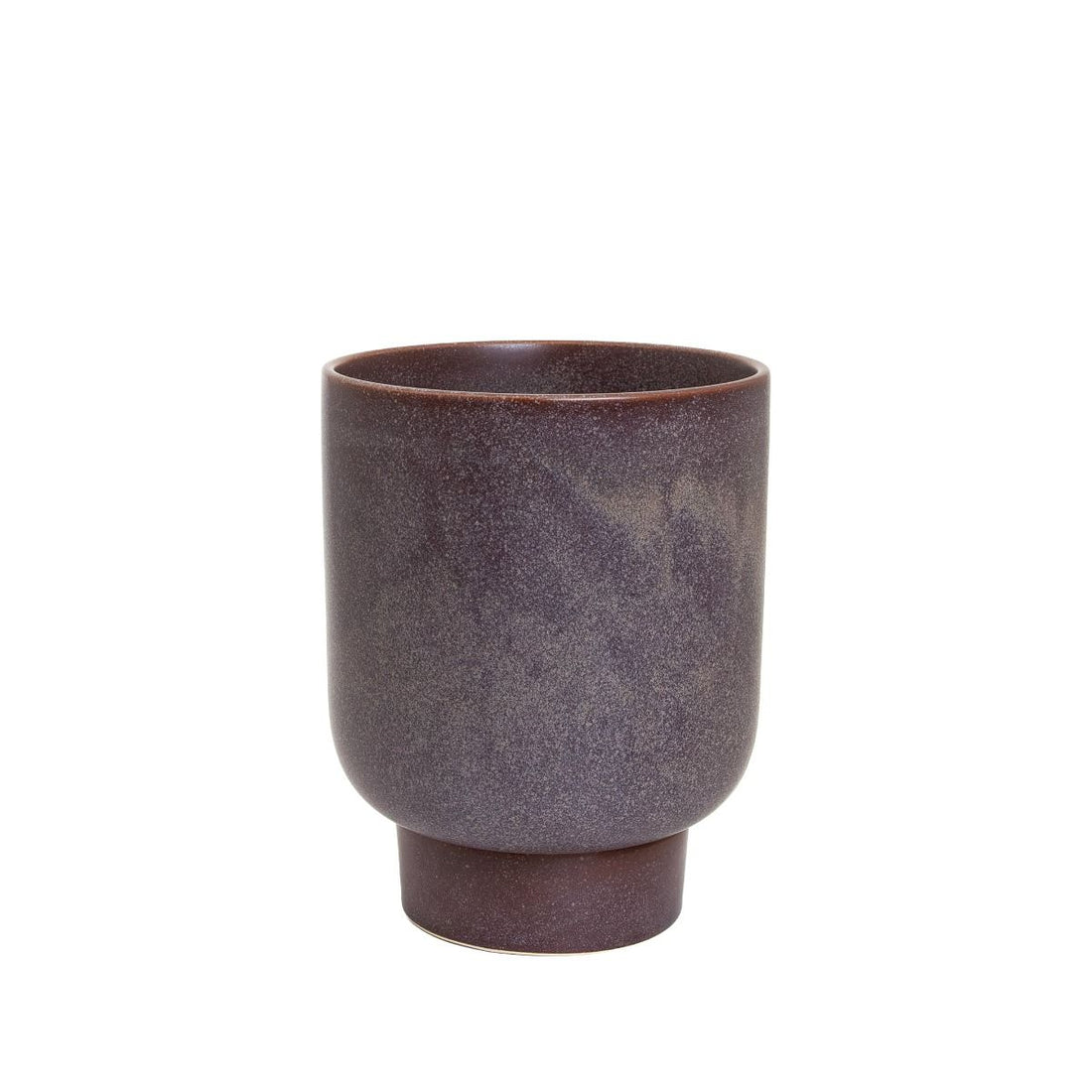 Potted - Large Comet Planter Pot, Coffee - The Flower Crate