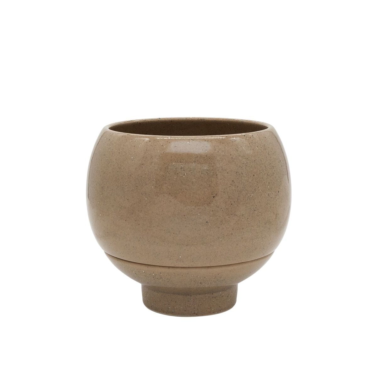 Potted - Large Otis Self Watering Planter, Pebble - The Flower Crate