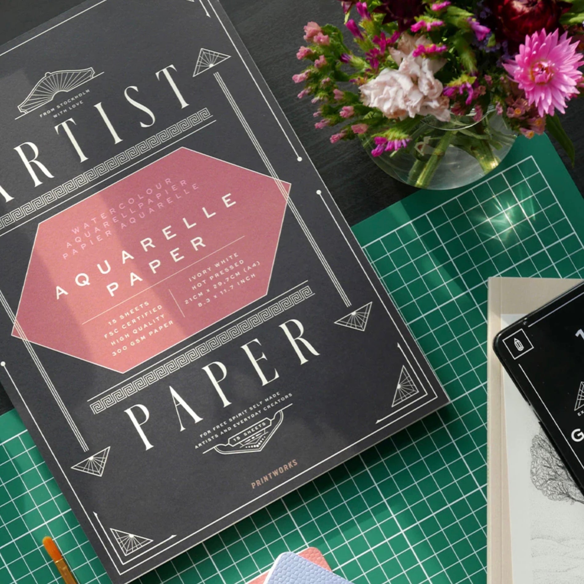Printworks - Aquarelle Artist Paper - The Flower Crate