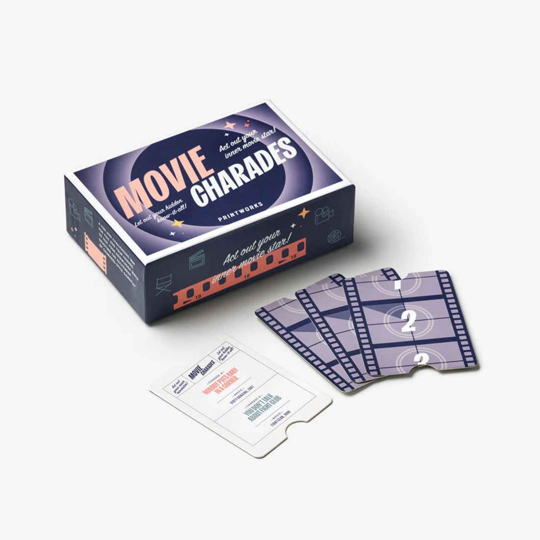 Printworks - Movie Charades Card Game - The Flower Crate