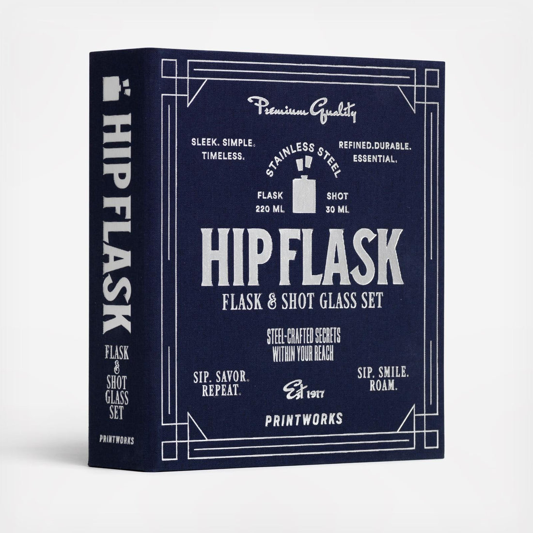 Printworks - The Hip Flask &amp; Shot Glass Set - The Flower Crate