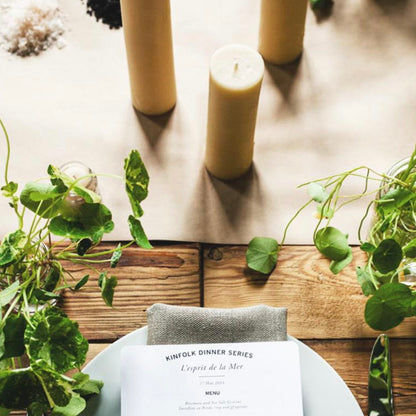 Queen B - 15cm Pillar Candle - The Flower Crate