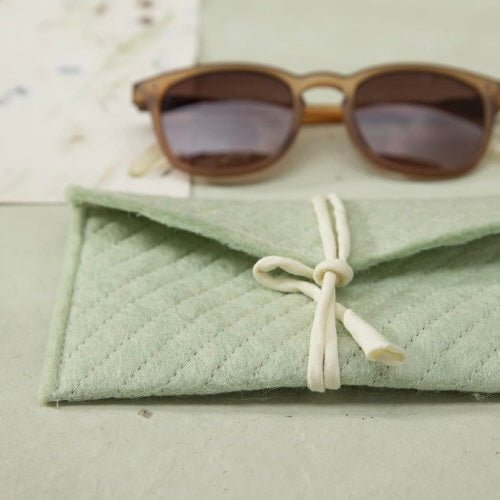 Quilted Felt Glasses Case by Mushkane - The Flower Crate