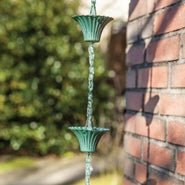 Rain Chain - Copper - The Flower Crate