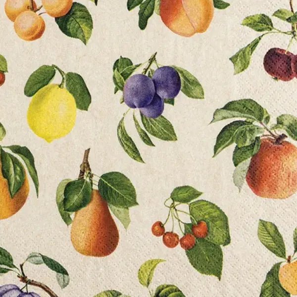 Recycled Paper Napkins - Fruit Lovers - The Flower Crate