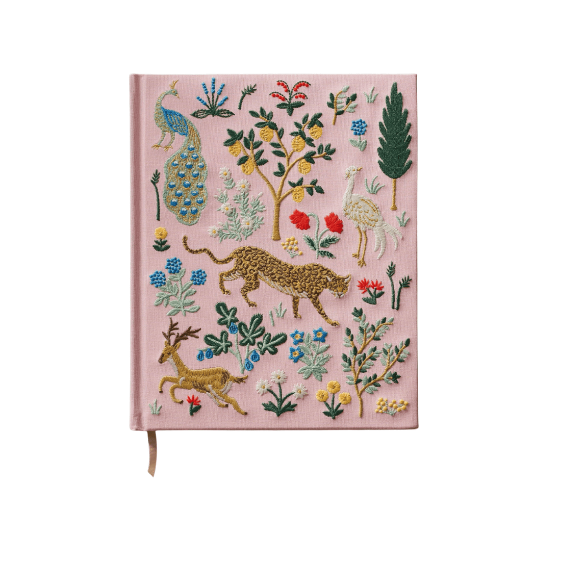 Rifle Paper Co - Menagerie Embroidered Sketchbook - The Flower Crate