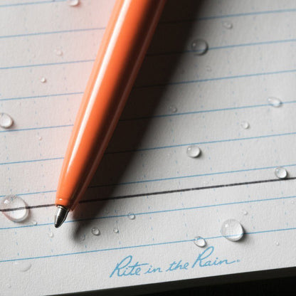 Rite in the Rain - All Weather Metal Clicker Pen, Orange - The Flower Crate