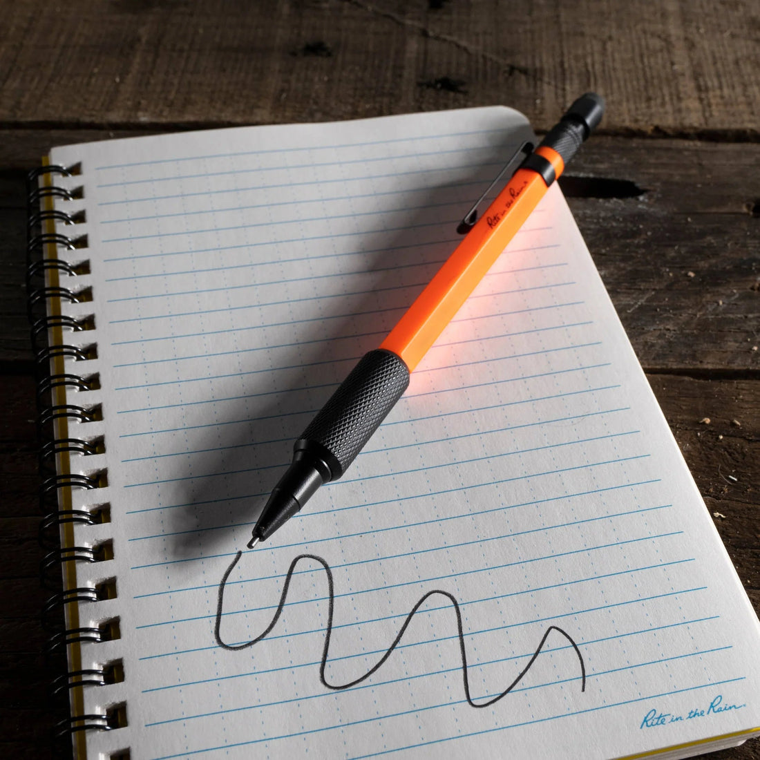 Rite in the Rain - Mechanical Clicker Pencil, Orange - The Flower Crate