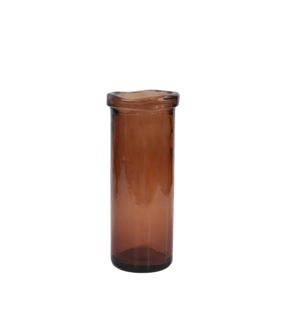 Rosa Deep Amber Vase - The Flower Crate