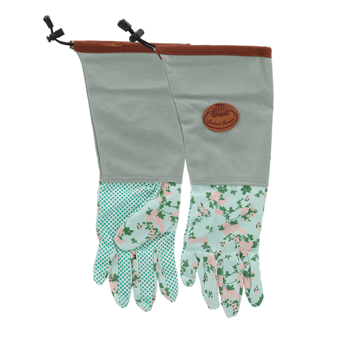 Rose Print Garden Gloves, Long - The Flower Crate