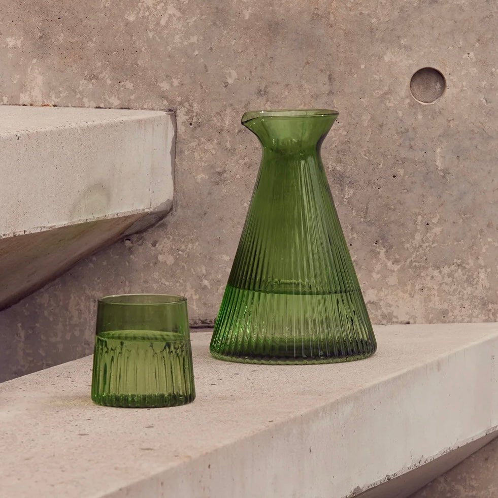 Saardé - Kairos Angular Water Glass - The Flower Crate