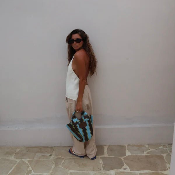 Saint Rue - Bambino Tote, Blue Crush - The Flower Crate