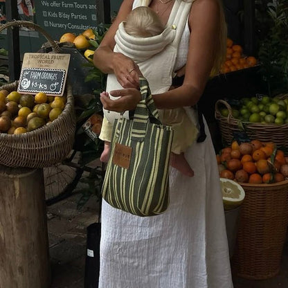 Saint Rue - Bambino Tote, Olive - The Flower Crate